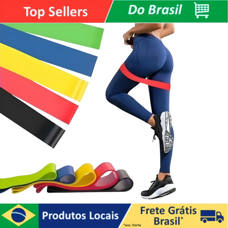 5 Elastico de resistência para yoga