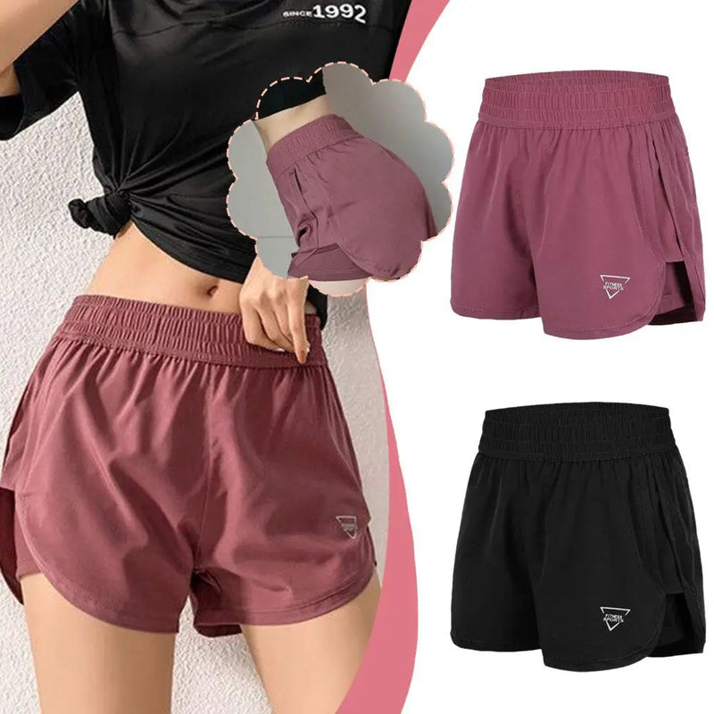 Short de corrida feminino secagem rapida